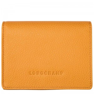 Apricot Orange Men's Longchamp Le Foulonné Wallets | 506431-MIK