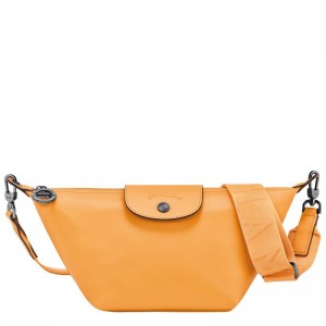 Apricot Orange Women's Longchamp Le Pliage Xtra XS Crossbody Bags | 043928-GYI