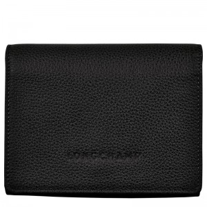 Black Women's Longchamp Le Foulonné Wallets | 587942-DNJ