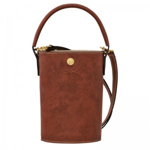 Brown Women's Longchamp Épure XS Crossbody Bags | 025764-DYP