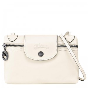 Ecru White Women's Longchamp Le Pliage Xtra XS Crossbody Bags | 509317-MZU