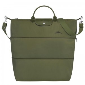 Forest Green Women's Longchamp Le Pliage Green expandable Travel Bags | 065183-MCF