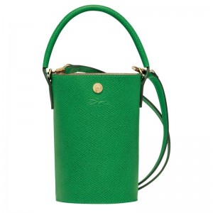 Green Women's Longchamp Épure XS Crossbody Bags | 792436-VCZ