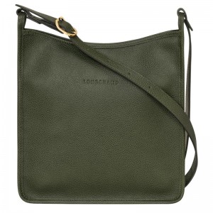 Khaki Women's Longchamp Le Foulonné M Crossbody Bags | 247301-AUL