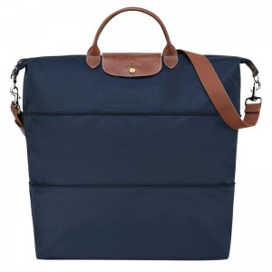 Navy Women's Longchamp Le Pliage Original expandable Travel Bags | 569413-IKS