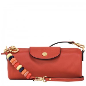 Sienna Red Women's Longchamp Le Pliage Xtra S Crossbody Bags | 984175-URT