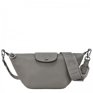 Turtledove Grey Women's Longchamp Le Pliage Xtra XS Crossbody Bags | 632157-MXP