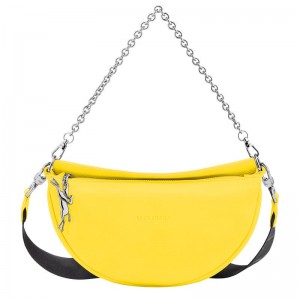 Yellow Women's Longchamp Smile S Crossbody Bags | 176835-LSA