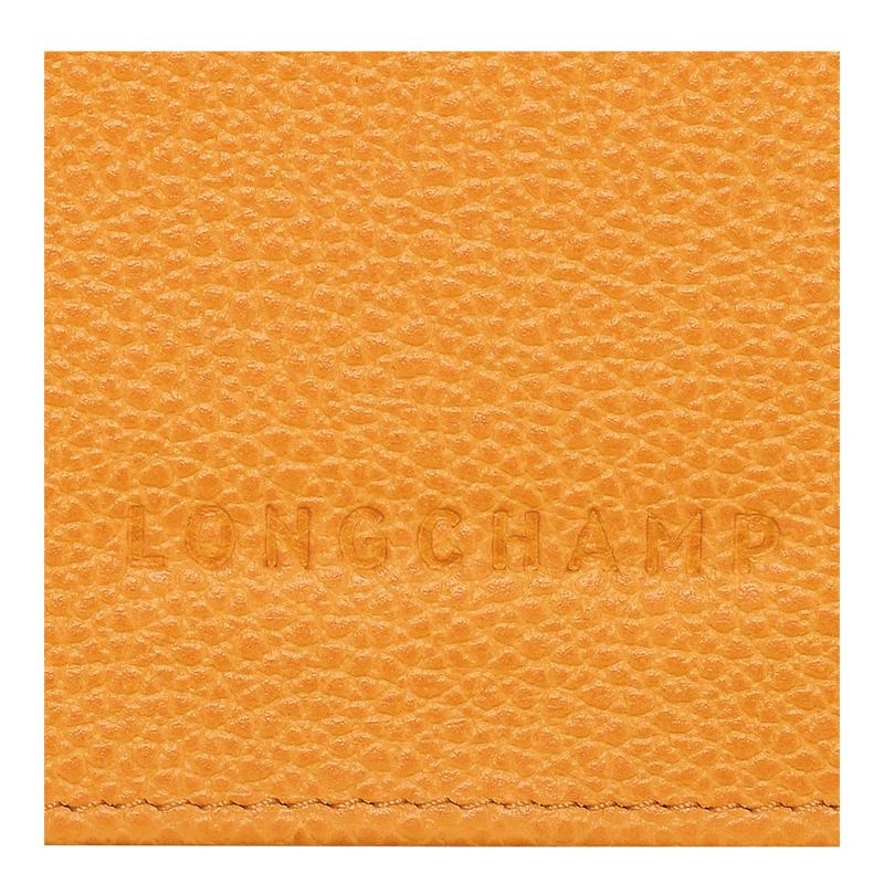 Apricot Orange Women's Longchamp Le Foulonné Continental Wallets | 037926-GQX