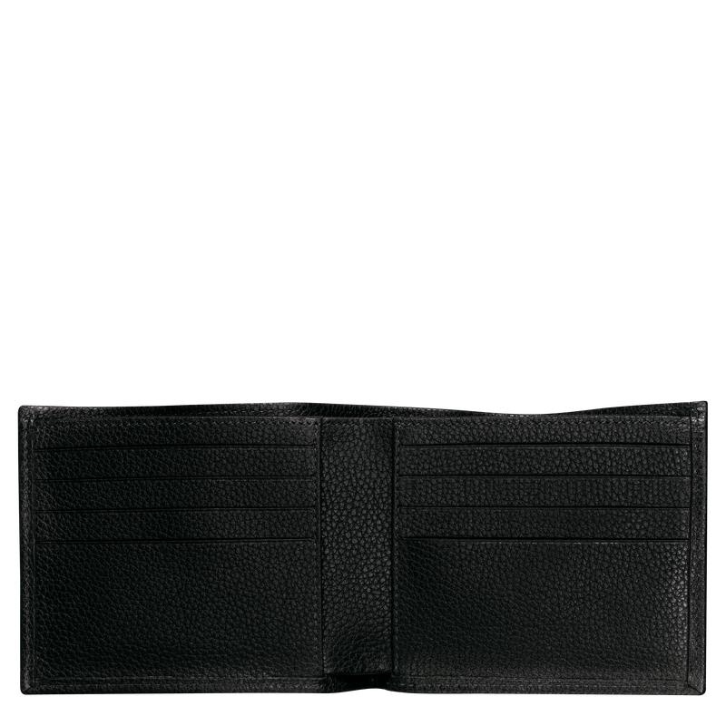 Black Men's Longchamp Le Foulonné Wallets | 749625-YNF