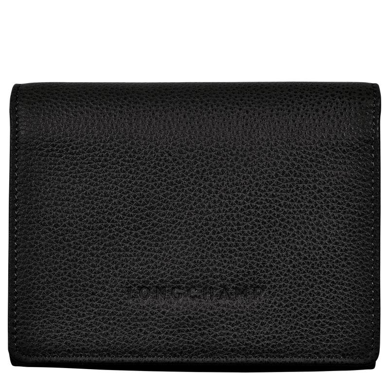 Black Men\'s Longchamp Le Foulonné Wallets | 984712-QPL