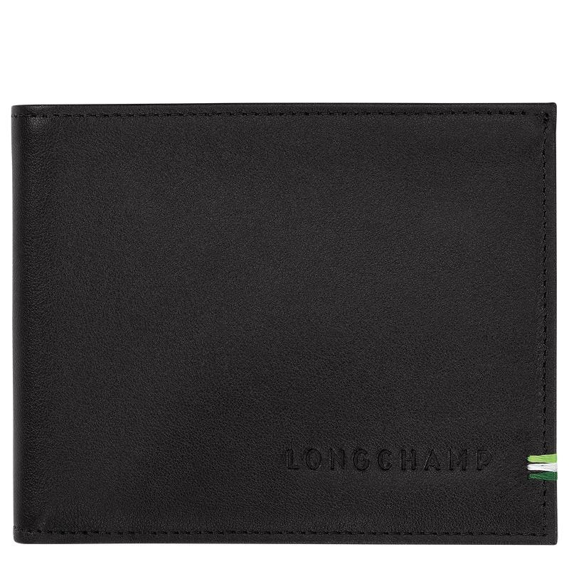 Black Men\'s Longchamp sur Seine Wallets | 209845-SRJ