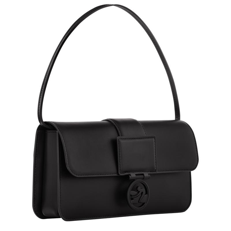 Black Women's Longchamp Box-Trot M Shoulder bag Shoulder Bags | 263547-NZC