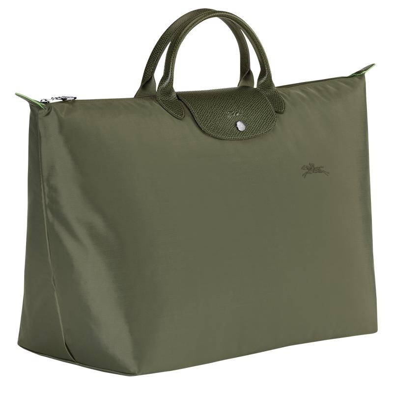 Forest Green Women's Longchamp Le Pliage Green S Travel Bags | 624758-VPB