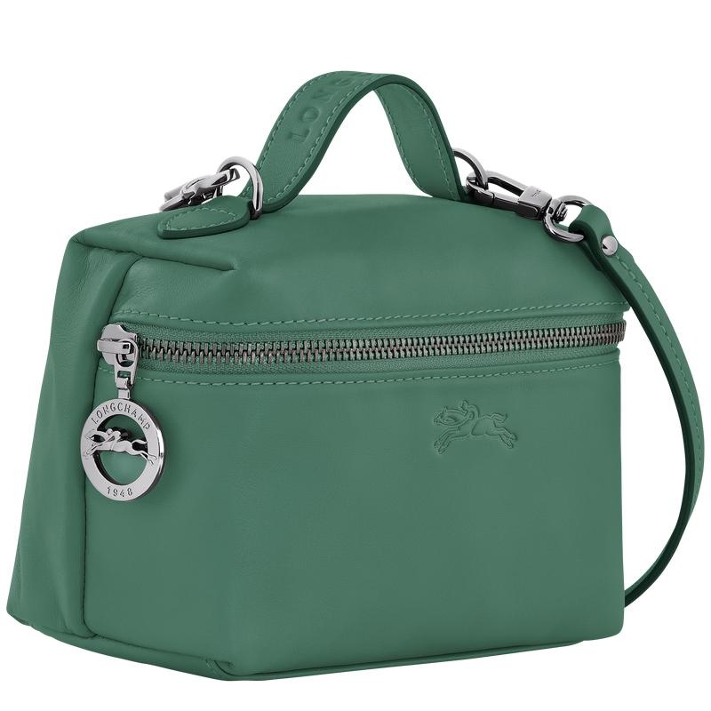 Sage Green Women's Longchamp Le Pliage Xtra XS Vanity Crossbody Bags | 154672-YZG