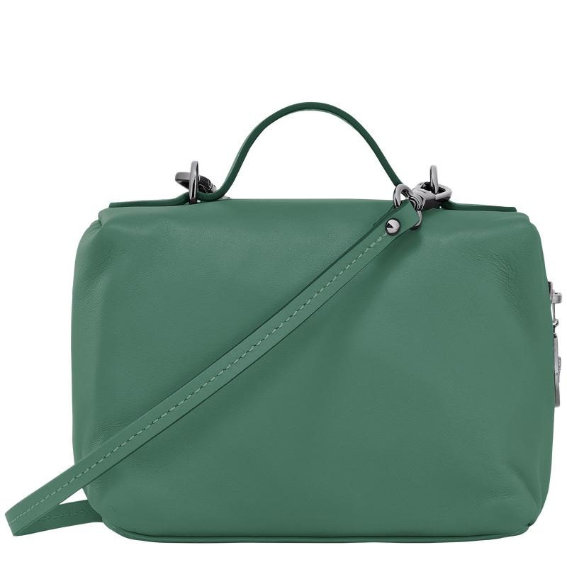 Sage Green Women's Longchamp Le Pliage Xtra XS Vanity Crossbody Bags | 154672-YZG