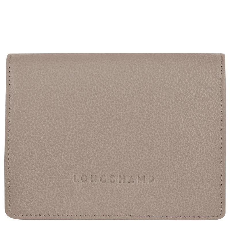 Turtledove Grey Men\'s Longchamp Le Foulonné Wallets | 806342-TCX