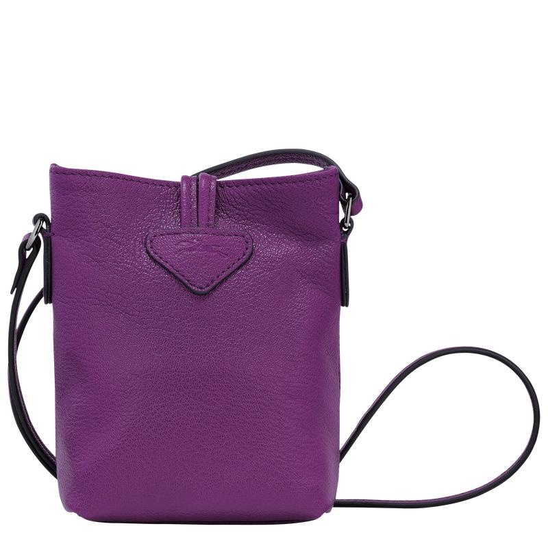 Violet Purple Women's Longchamp Roseau XS Crossbody Bags | 190487-CAJ